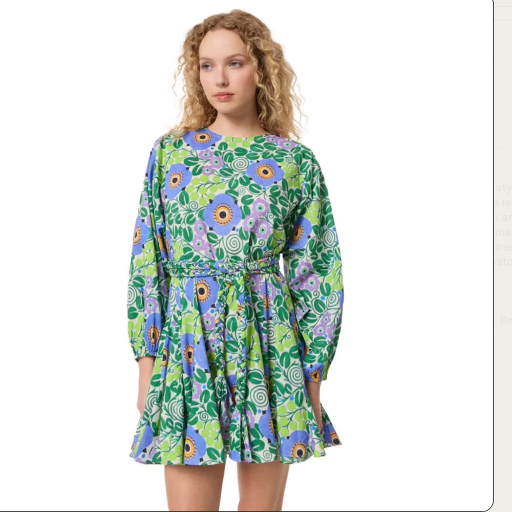 NWT RHODE Ella Dress in Wisteria print